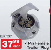 7 Pin Female Trailer Plug-Each