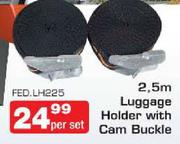 2.5m Luggage Holder With Cam Bracket-Per Set