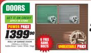 Roll Up Garage Door-2400mm x 2100mm