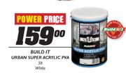 Build It Urban Super Acrylic White PVA-5ltr