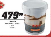 Crown Textured White Paint-20ltr