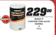 Build It Contractors Gloss White Enamel-5ltr