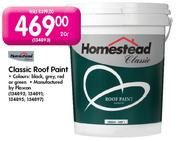 Homestead Classic Roof Black Paint-20ltr
