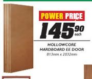 Hollowcore-Hardboard EE Door-813mmx2032 Each