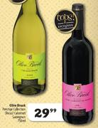 Olive Brook Prestige Collection Shiraz/Cabernet Sauvignon-750ml Each