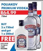 Poliakov Premium Vodka-750 ml