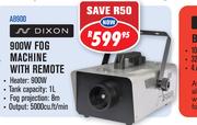Dixon 900W Fog Machine With Remote (AB900)-Each