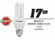 Build It Energy Saver ES 3U Cool White-11Watt