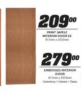 Print Sapele Interior Door EE-813mmx2032mm