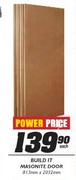 Build It Masonite Door-813mmx2032mm Each