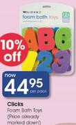 Clicks Foam Bath Toys-Per Pack