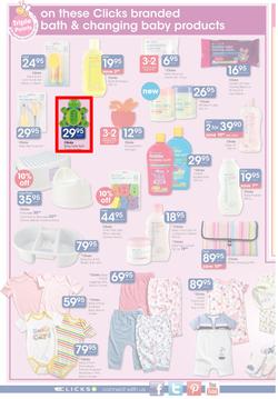 Clicks : You Pay Less, Baby Savings (25 Oct - 10 Nov 2013), page 4