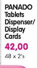 Panado Tablets Dispenser/Display Cards-48x2's