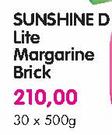 Sunshine D Lite Margarine Brick-30x500Gm