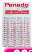 Panado Tablets Dispenser/Display Cards-48x2's