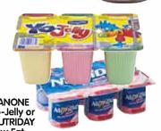 Danone Yo-Jelly or Nutriday Low Fat Smooth Yoghurt(All Flavours) -6 x 100gm 