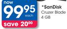 SanDisk Cruzer Blade 4GB-Each