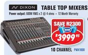 Dixon Table Top Mixers 10 Channel PMX1000
