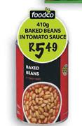 Baked Beans In Tomato Sauce-Per 410g