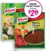 Knorr Packet Soup Assorted