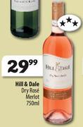 Hill & Dale Dry Rose Merlot 750ML