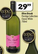 Olive Brook Prestige Collection Classic White 750ML