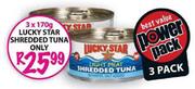 Lucky Star Shredded Tuna-3x170gm