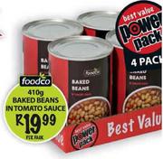 Foodco Baked Beans in Tomato Sauce-410gm