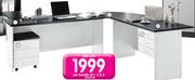 Studio 750x1600x640mm Desk,640x640mm Link 750x1200x640mm Desk-Per Bundle