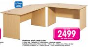 Platinum Basic Desk Suite-Per Suite