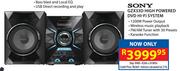 Sony GZX33D High Powered DVD Hi-Fi System