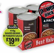 Foodco Baked Beans in Tomato Sauce-410gm