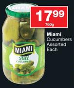 Miami Cucumbers Assorted-760g
