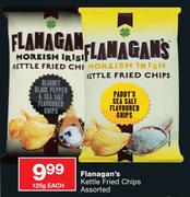 Flanagan's Kettle Fried Chips-125gm Each