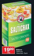 Bakers Salticrax Assorted-400g