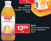 Elvin Concentrated Nectar Blend Assorted-1.25L