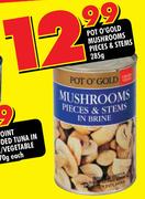 Pot O'Gold Mushrooms Pieces & Stems-285g