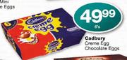 Cadbury Creme Egg Chocolate Eggs-6's