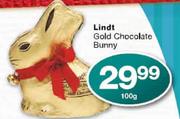 Lindt Gold Chocolate Bunny-100g