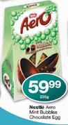 Nestle Aero Mint Bubbles Chocolate Egg-235g
