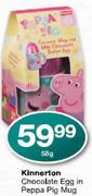 Kinnerton Chocolate Egg in Peppa Pig Mug-58g 