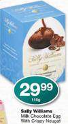 Sally Williams Milk Chocolate Eggs With Crispy Nougat-110g