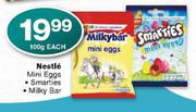Nestle Mini Eggs(Smarties,Milki bar)100g-Each
