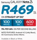 Samsung Galaxy Note 3-On Straight Up 100
