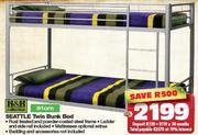 H&H Collection 91Cm Seattle Twin Bunk Bed