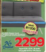 H&H Collection 3D Leeds Sleeper Couch
