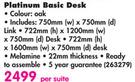 Platinum Basic Desk