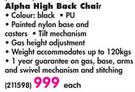 Deluxe Alpha High Back Chair