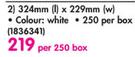 Aro C4 Seal-Easi White Envelopes-250 Per Box