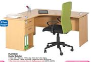 Platinum 1 Cluster Desk Right Side Or 1 Cluster Desk Left Side